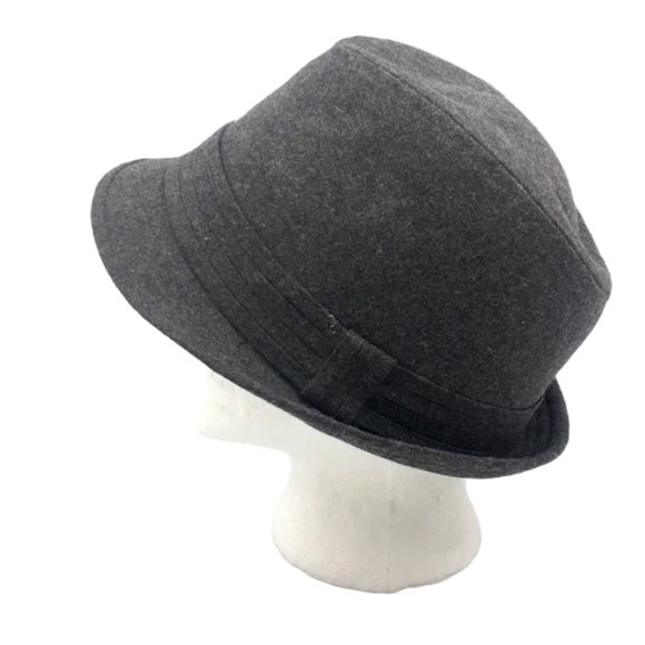 Granule Gray Fedora Hat - Picture 3 of 8